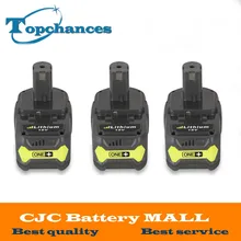 3PCS High Quality 18V 4000mAh For Ryobi Hot P108 RB18L40 High Capacity Rechargeable Battery Pack Power