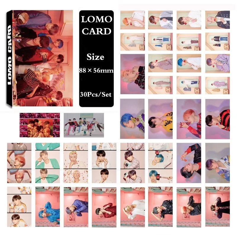 LOMO Card KPOP BIGBANG/EXO/BLACKPINK/GOT7/IKON/RED VELVET/SJ/NCT127/IZONE/TXT/TWICE/MONSTAX/Album Small Cards Photo Photocard - Цвет: KP-10