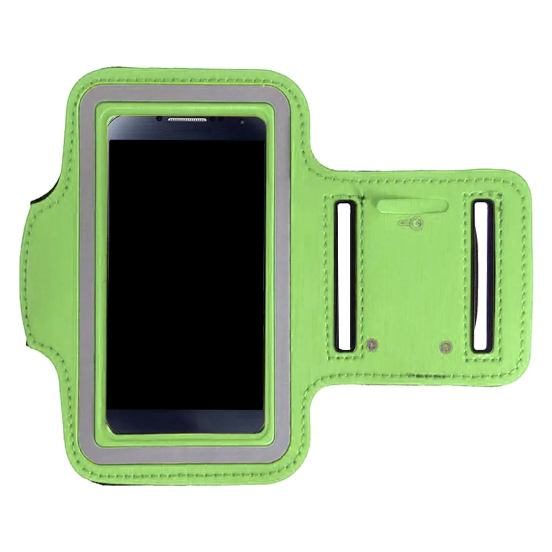 Новые сумки для бега для мужчин и женщин, нарукавная повязка с сенсорным экраном для сотового телефона, чехол для телефона, спортивные аксессуары для смартфона 7 Plus - Цвет: Green
