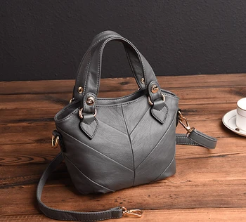 

Patchwork Shoulder CrossBody Bags For Women Genuine Leather Handbags Women's Tote Bags Ladies Messenger Bag Bolsas Feminina