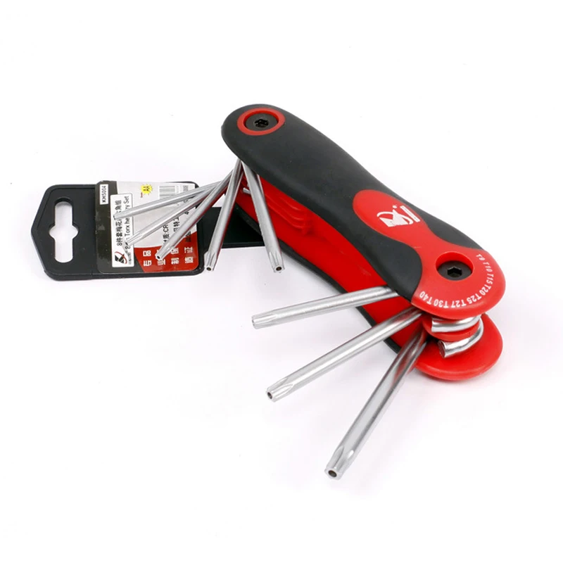 Buy 8 In 1 T9 T40 Torx Allen Wrench Folding