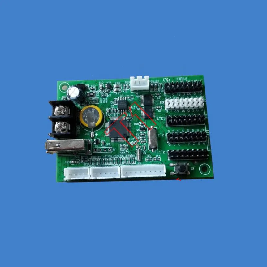 RGB tri color lintel led screen display controller HC 1 card come with ...