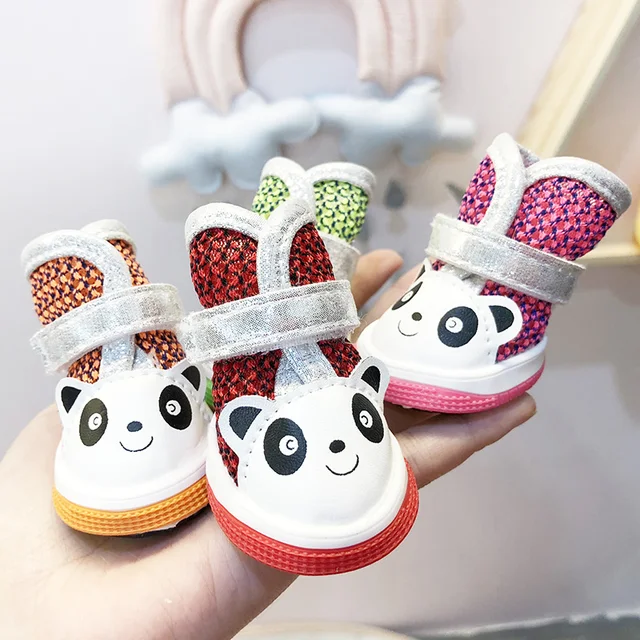 Cute Panda Pet Shoes