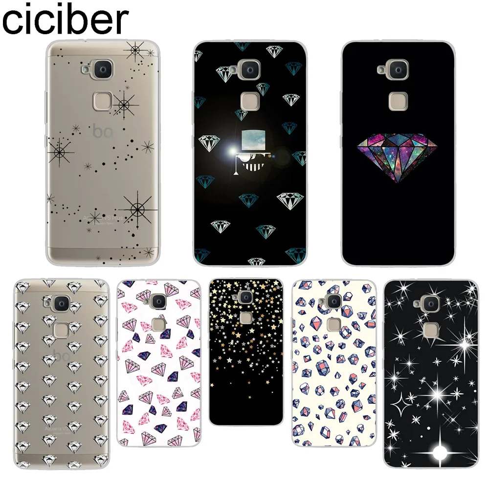 

ciciber Diamond Phone Cases for BQ Aquaris X X2 Pro V VS U U2 Lite Plus Cover for Aquaris E5s 4.5 M5 M5.5 M4.5 X5 Soft TPU Capa