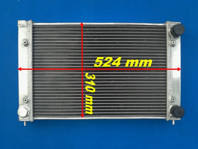 2 ряда алюминиевый радиатор для VW GOLF GTI JETTA MK2/Corrado Scirocco купе 1 8 В 86 95|radiator aluminium|radiator vw