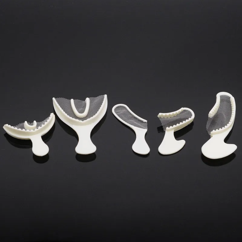 

Disposable Impression Bite Registration Trays Dental Impression Tray With Net For Dentist Lab