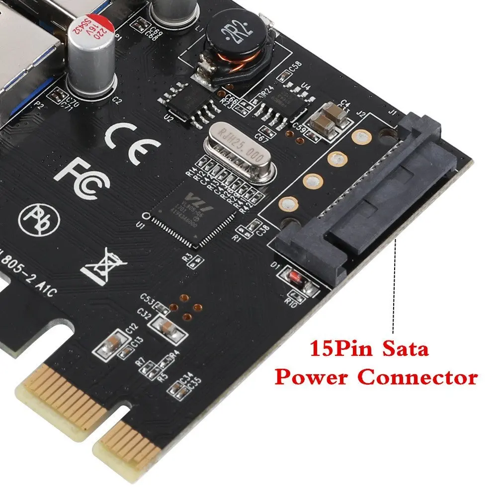 USB 3,1 type C PCIe Плата расширения PCI-e до 1 type C и 2 type A 3,0 USB адаптер PCI Express контроллер концентратор для настольного ПК