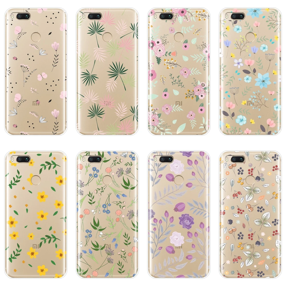 

TPU Rose Flower Phone Case Silicone For Xiaomi Mi 5 5C 5S 5X 6 6X Plus Soft Back Cover For Xiaomi Mi A1 A2 Lite 8 SE Mi5 Mi6 Mi8