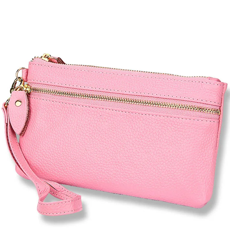 Wallet Women Luxury Brand Genuine Leather Womens Wallets Wristlet
