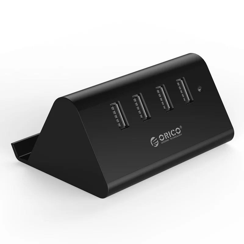 ORICO usb-хаб высокоскоростной мини 4 порта USB 2,0 портативный OTG концентратор разветвитель с держателем для телефона для samsung iPhone ноутбука Macbook