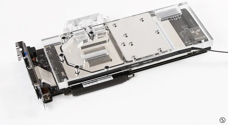 Полностью закрывающий блок графической карты BARROW для красочных iGame GTX1070TI/1080Ti Vulcan