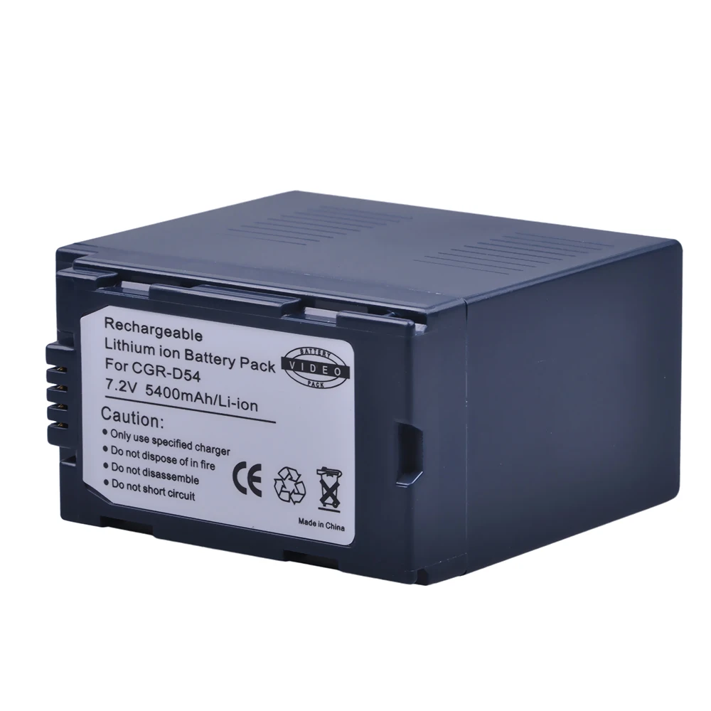 Mah Bateria Cga-d54 D54s Cga D54 Mais Ultra Rápida Lcd Carregador Duplo para Panasonic Cga-d54s Bateria Cga-d220 Cga-d320 Cga-d54 Pcs 5400 - Image 3