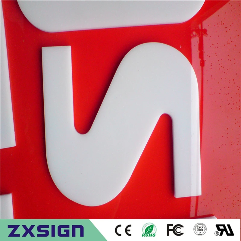 white acrylic letters09