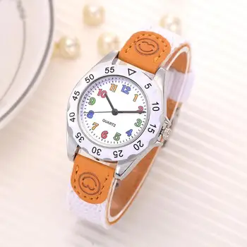 

2018 Cute Kids Boys Girls Wristwatch Fabric Strap Quartz Watch Casual Decoration Ladies Quartz Watch Relogio Feminino