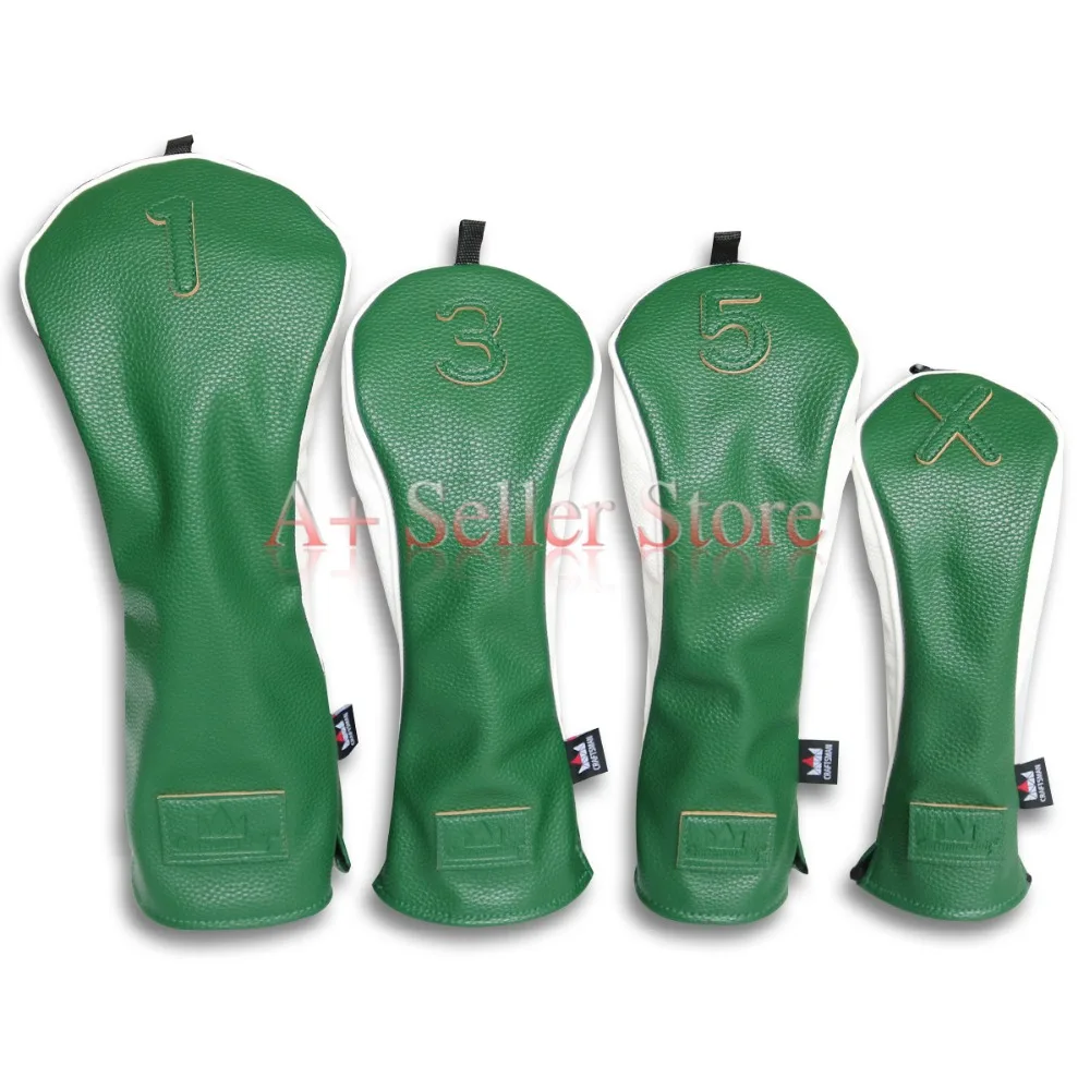 Crafstman Golf Headcover Green Synthesis leather 1pc/1set For Driver