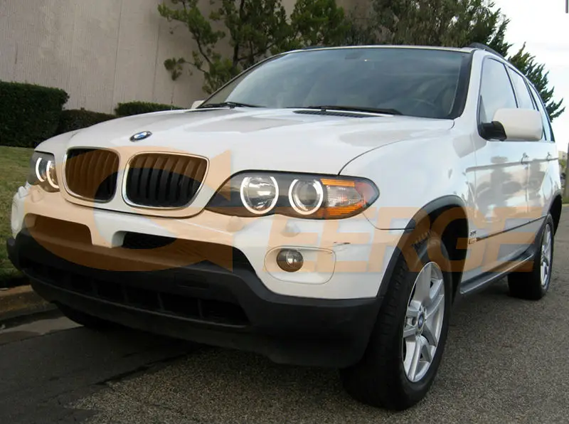 Для BMW X5 E53 2004 2005 2006 фары отличные ангельские глазки Ультра яркое освещение CCFL ангельские глазки комплект Halo Кольцо