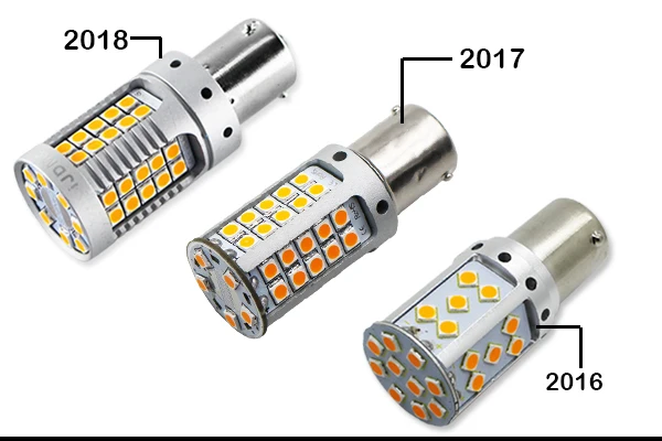 IJDM 4 шт. Canbus без ошибок BAU15S светодиодный без гипервспышки Янтарный Желтый 48-SMD 3030 светодиодный 7507 PY21W светодиодный лампы для указателей поворота