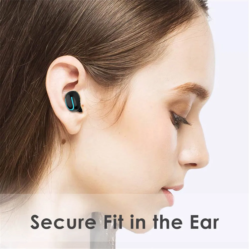 mini Invisible earphone calls wireless headphone bluetooth 4 1 earbud noise canceling headset gamer with Mic handsfree PK Q1 Q26