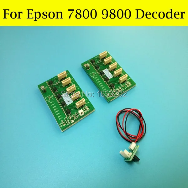2 шт./лот декодер карты для Epson Stylus PRO 7800 9800 чип принтера EPSON чернильный картридж|chip