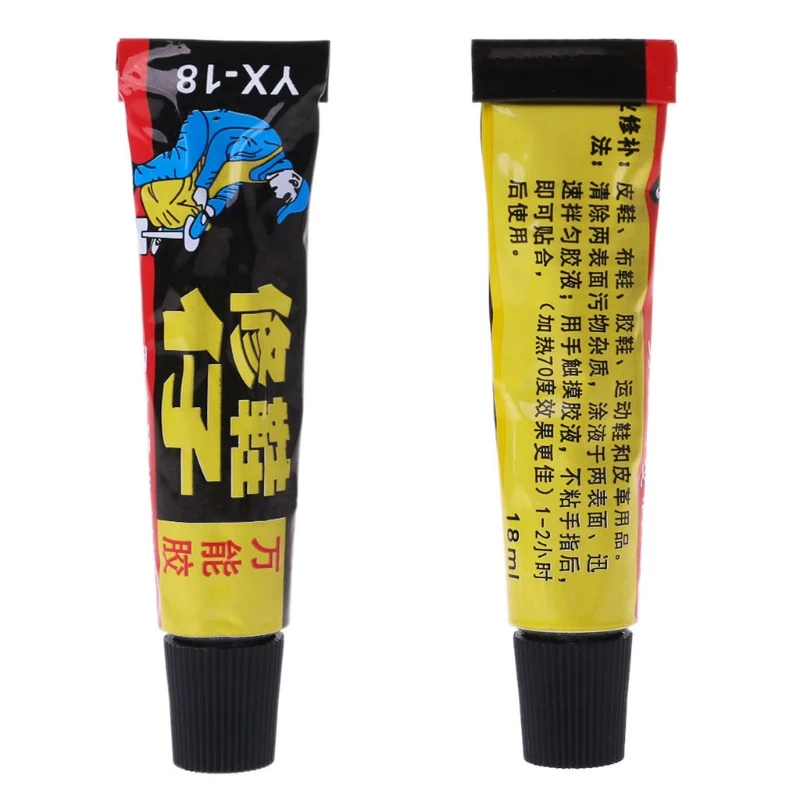 

18ml Super Adhesive Repair Glue For Shoe Leather Rubber Canvas Tube Strong Bond Shoe Repair Accessories