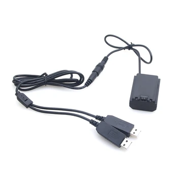 

Np-Fz100 Dummy Battery Dc Coupler Dual Usb Adapter For Sony A7Iii A9 A7Riii A7Siii Dslr Camera