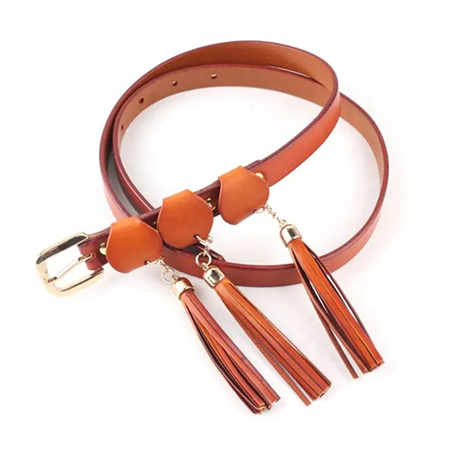 Western Style Tassel Belts for Women Luxury Brand Wedding Dresses Belt