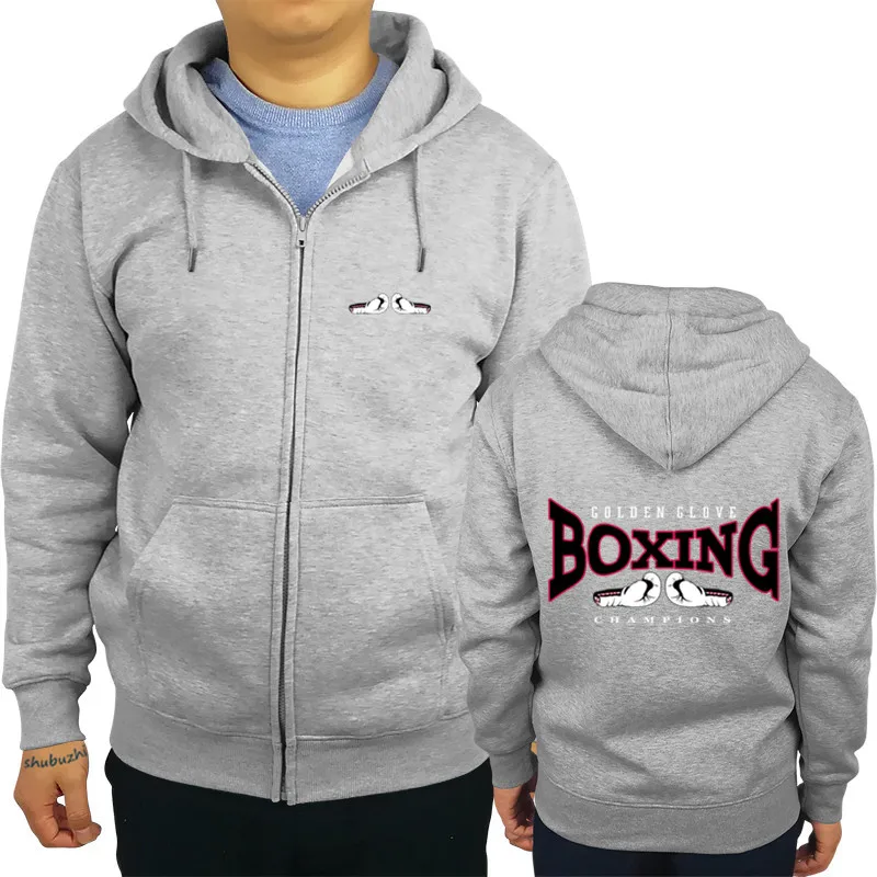 BOXER golden glove CHAMPIONS boxe shubuzhi men zipper sweatshirt hot