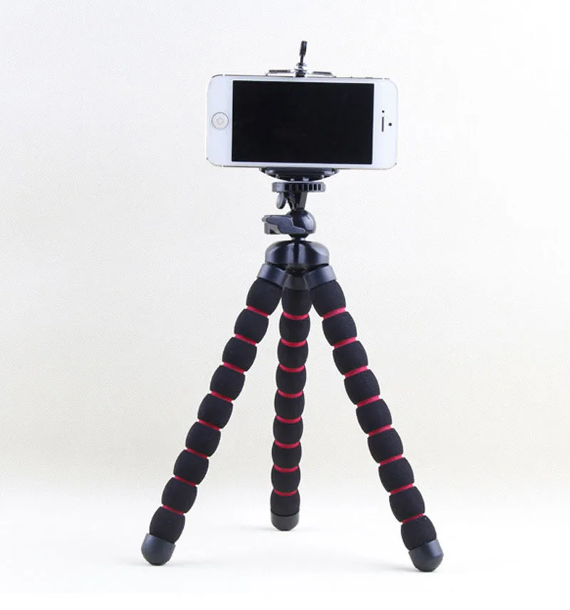 Kaliou Middle Size Flexible Sponge Octopus Tripod Table Desk Mini Tripod for Gopro 6 5 4 3 2 1 SJCAM SJ4000 Sports Action Camera