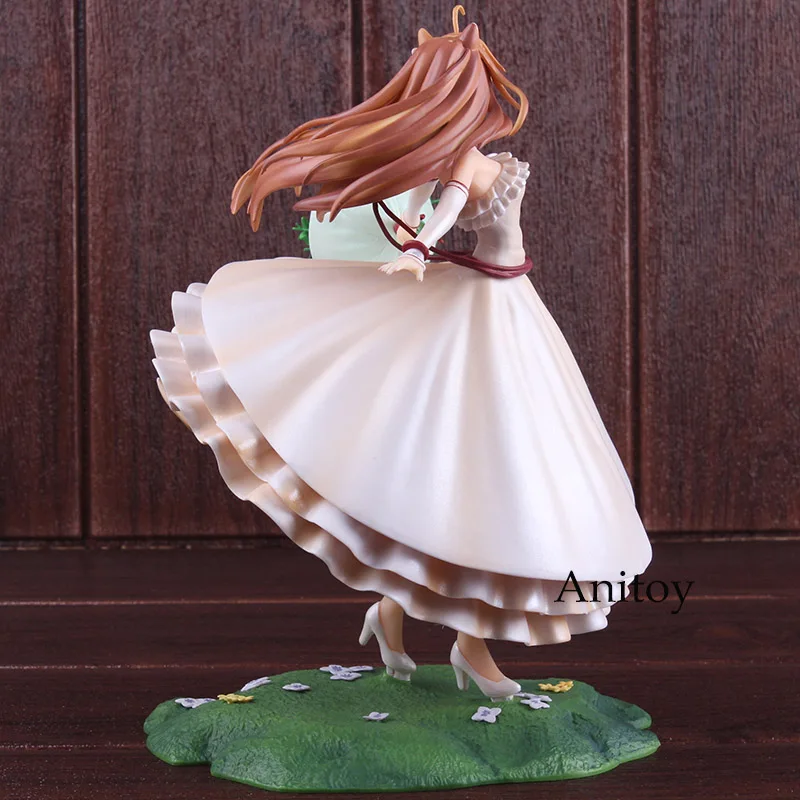 Аниме Spice and Wolf Holo свадебное платье Ver. 1/8 Масштаб ПВХ Голо фигурка Коллекционная модель игрушки 21 см аниме фигурка