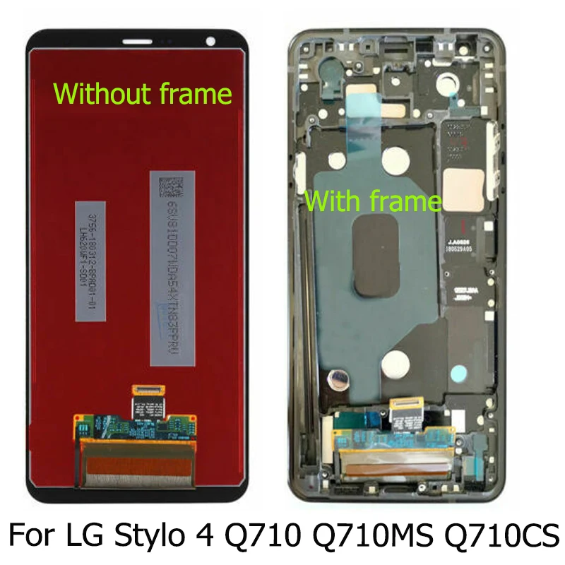 

Original 6.2" For LG Q Stylo 4 Stylo4 Q710 Q710MS Q710CS LCD Display Touch Screen With Frame Digitizer Assembly Replacement