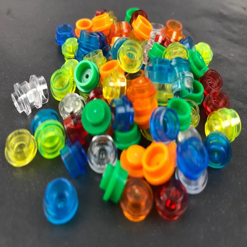 

150 pcs Moc 4073 Round 1 X 1 Straight Side Light DIY Enlighten Block Bricks Compatible with Assembles Particles LegoINGly