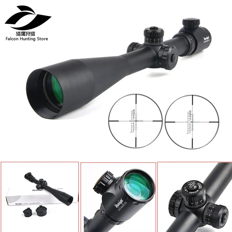 

Hunting Scopes 10-40X50 Side Wheel Parallax Adjustment Optics Riflescope Red And Green Dot Sight For Military Scopes