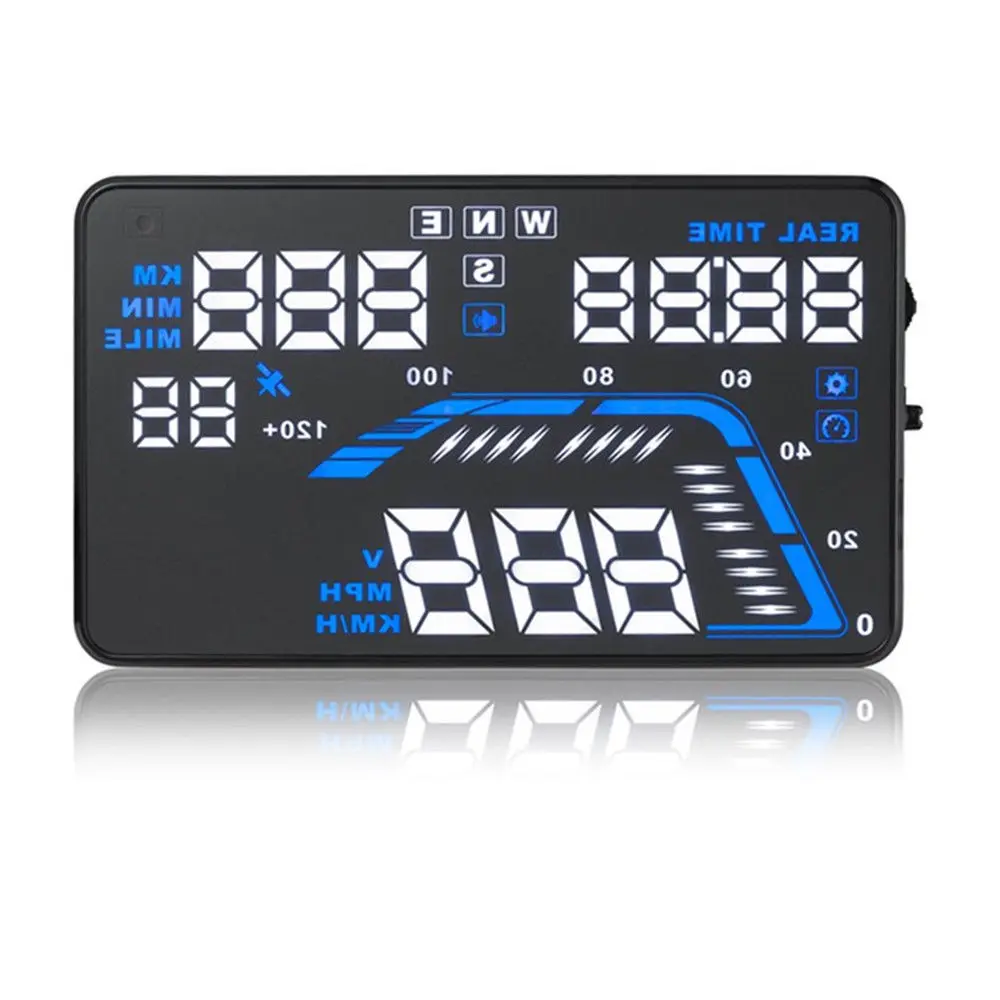 

Auto Car Head Up HUD Display Speedometer GPS Speed Warning Digital Cigarette Lighter Head Up Display Vehicle Charging HUD Speed