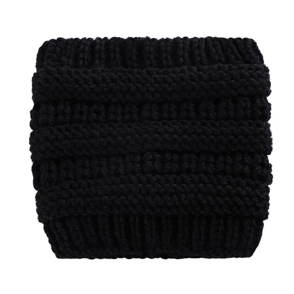 Новые модные женские трикотажные повязки зимние теплые головные повязки широкие аксессуары для волос шапка Se25 40