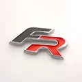 ୧ʕ ʔ୨Chrome 3D Авто FR эмблемы Стикеры для Seat Ibiza Leon ...