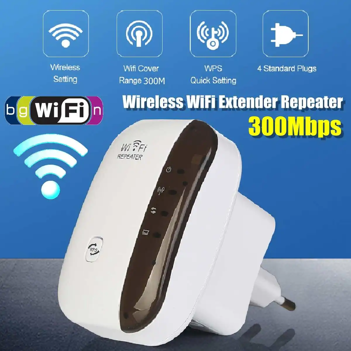 

LEORY 300Mbps Wireless WiFi Repeater Extender WI-FI Signal Range Amplifier Booster Mini 2.4G Tp Link Wi Fi Hotspot Wlan Tplink