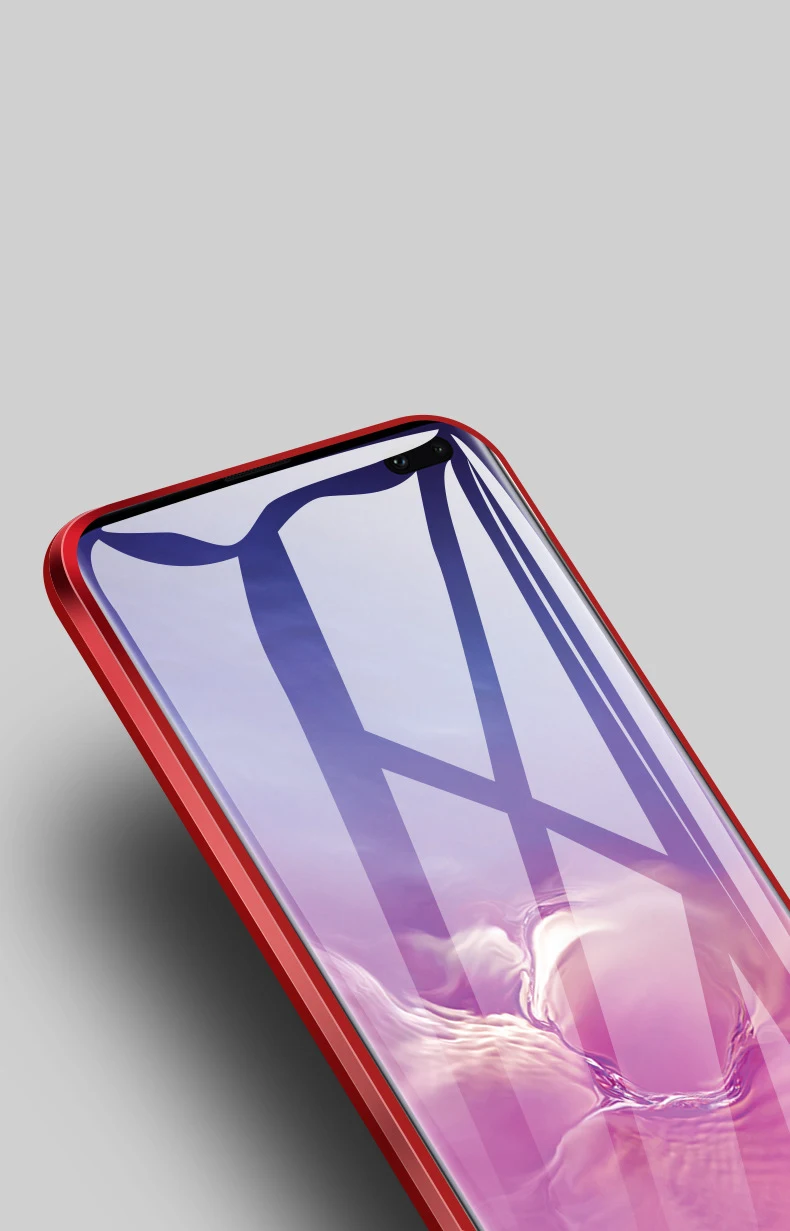 360 двусторонний полное покрытие Магнитный чехол для samsung A50 чехол с уровнем твердости 9H закаленное Стекло чехол для samsung A70 чехол для A40 A20 S8 S9 S10