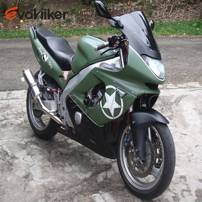 Пользовательские мотоцикла хомут для YZF600R 1997-2007 1998 1999 2000 2001 2002 2003 2004 2005 2006 Зеленый ABS обтекатель H2 - Цвет: B