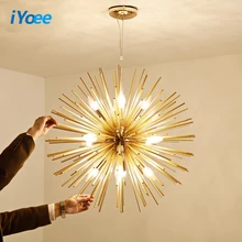 Современный светодиодный светильник для гостиной, спальни, железное внутреннее освещение, креативные подвесные лампы, украшение дома