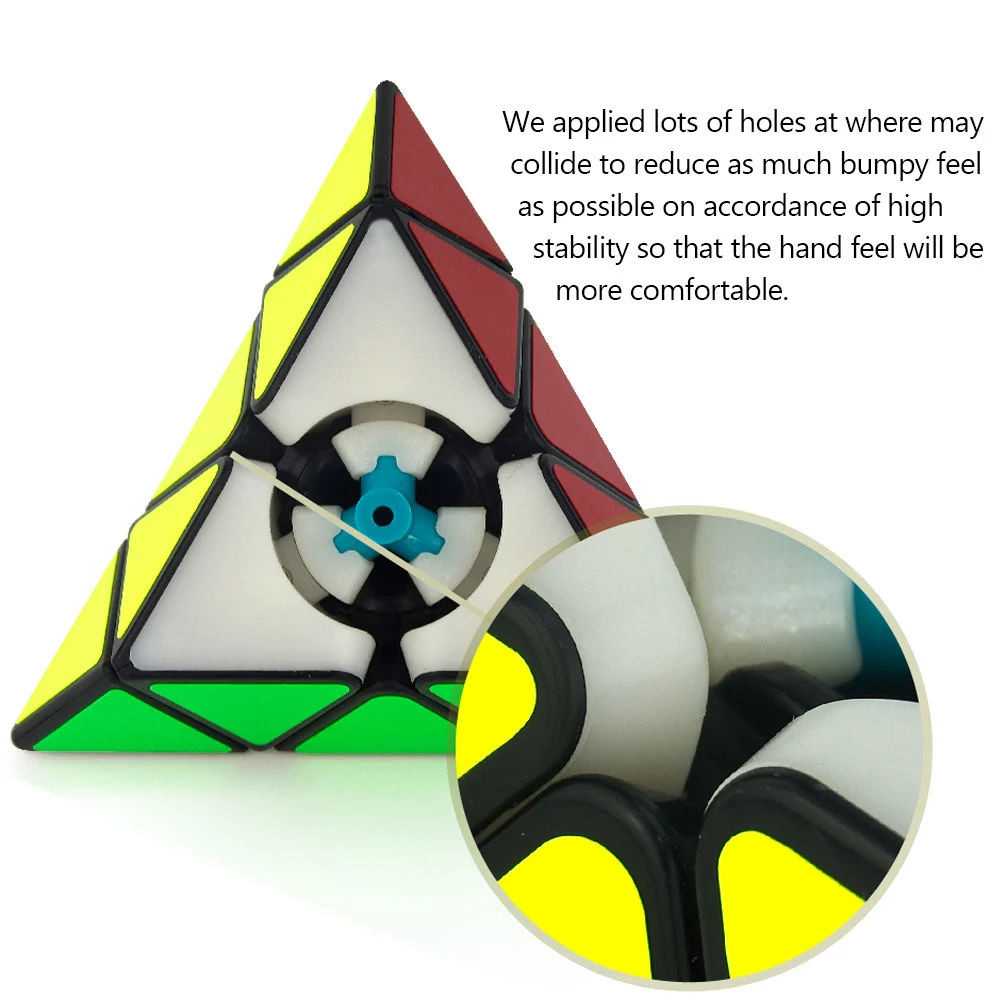 D FantiX Moyu Mofang Jiaoshi pyramid 3x3 скоростной куб 3x3x3 магический треугольный пазл игрушки