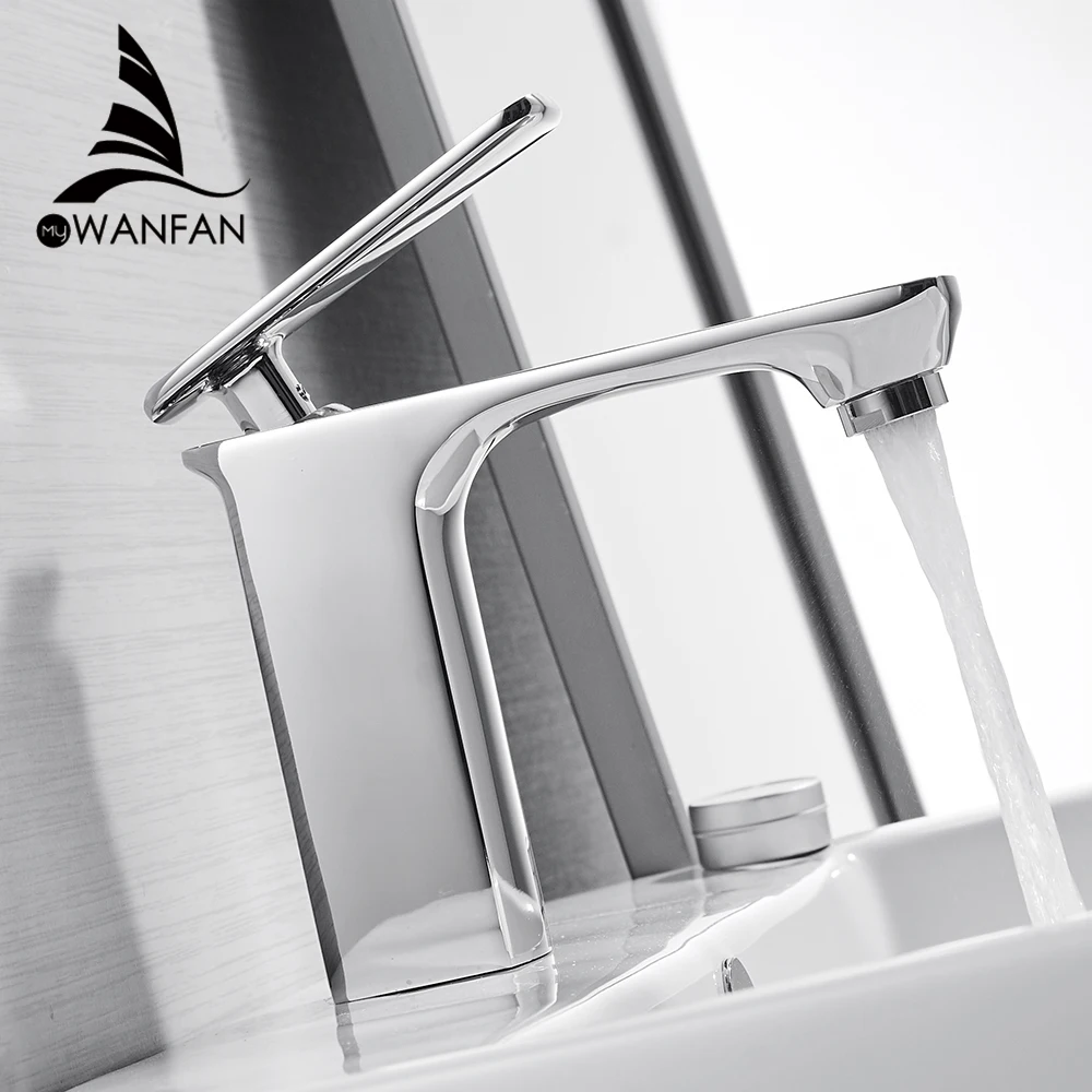 Basin Faucet Bathroom Sink Faucet Chrome Taps Basin Faucet Mixer Single Handle Hole Deck Wash Hot Cold Mixer Tap Crane 9920L copper three hole sink basin faucet golden brass handle bathroom bathtub faucet deck wash basin faucet mixer hot and cold