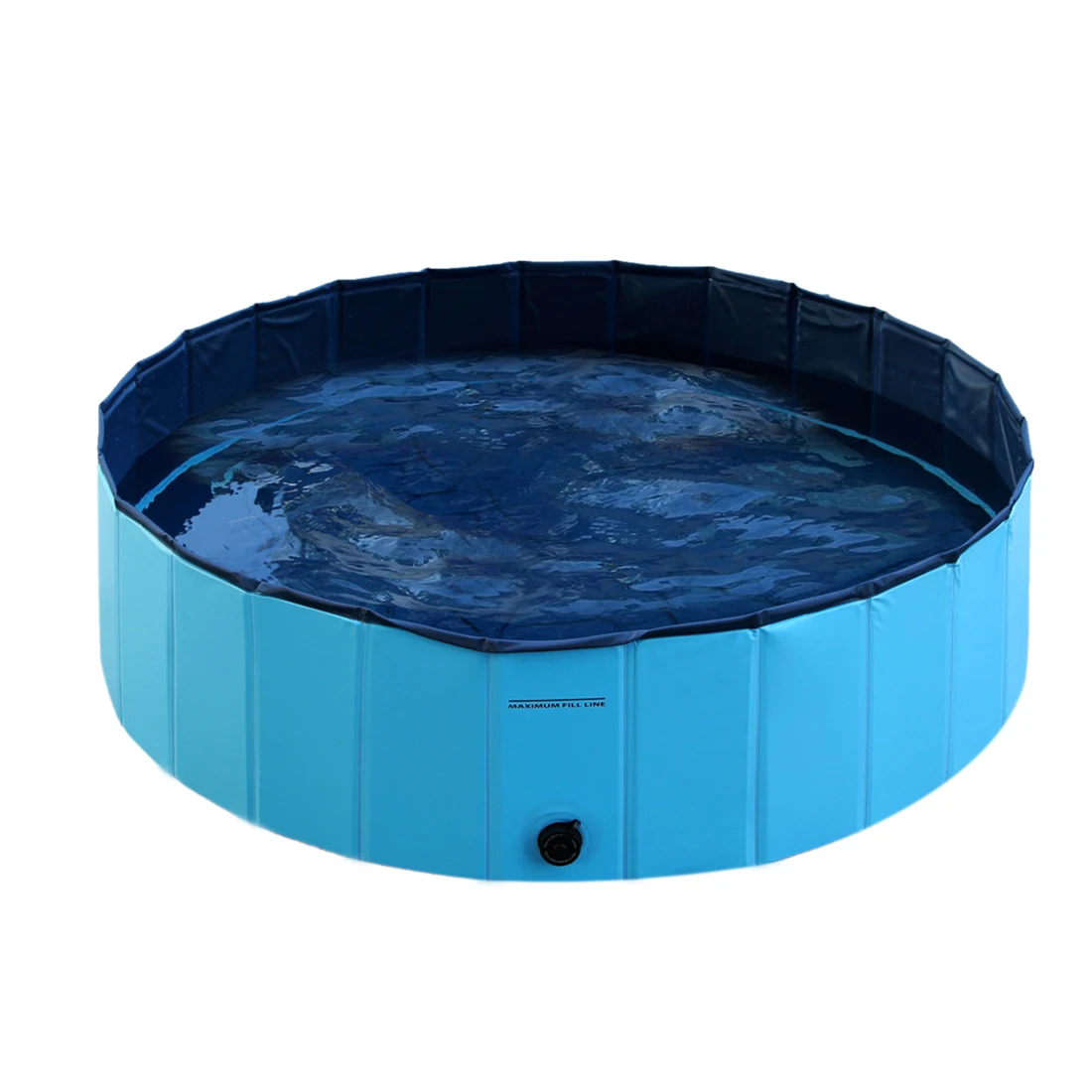 

120 X 30cm/80 X 20cm Pet Bathtub Collapsible Pet Bath Swimming Pool Puppy Cats Dogs Bathing Tub Washer Dog Bath Tubs - Blue M/S