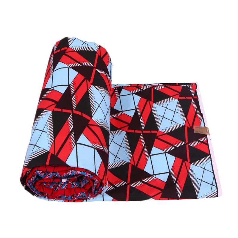 

6 Yards/Pack 110 cm wide African Wax Fabric Double-sided Geometric Fabric Ankara High Quality Batik For Party Dress Clothes