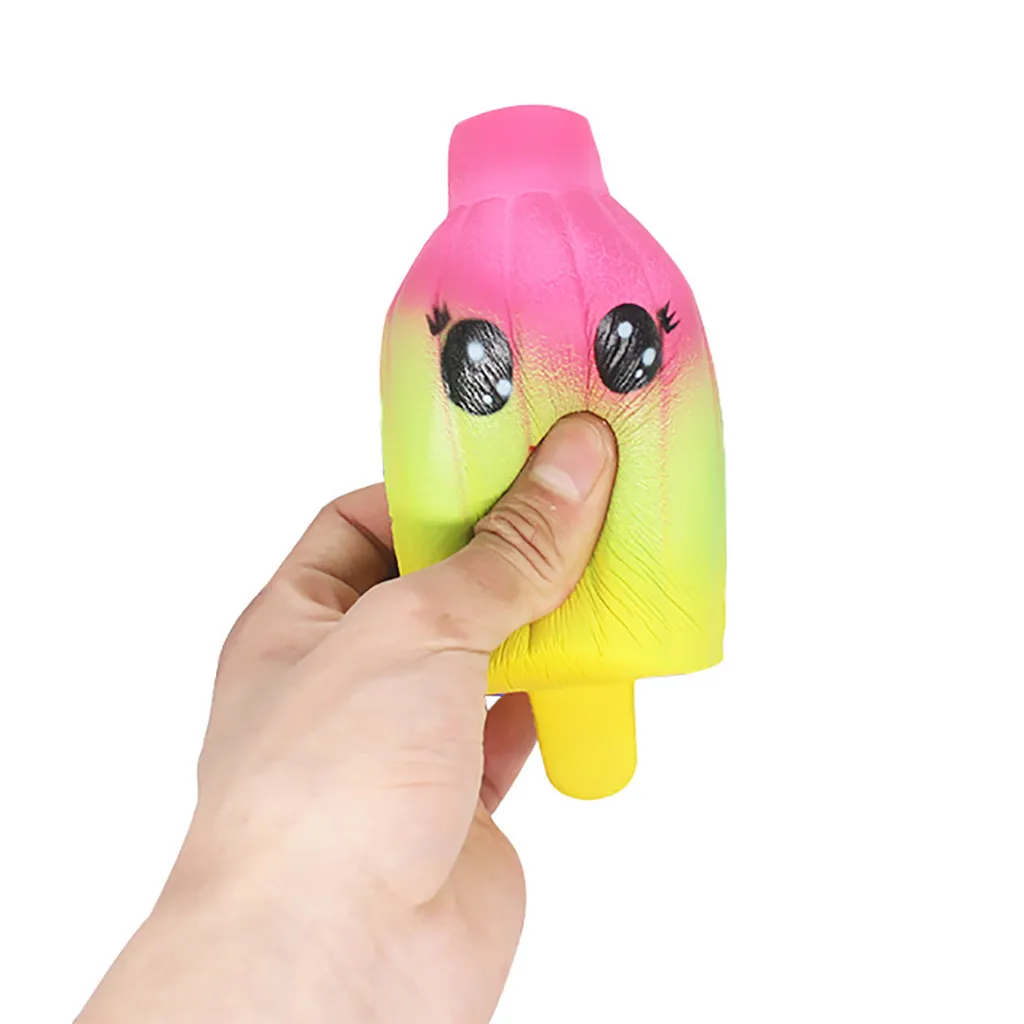 Милый мягкий изысканный Squishies мультфильм Мороженое ароматизированный медленно поднимающийся игрушки для снятия стресса T522