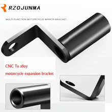 Многофункциональный портативный расширительный кронштейн для фар Кронштейн для мобильного телефона мотоцикла-черный