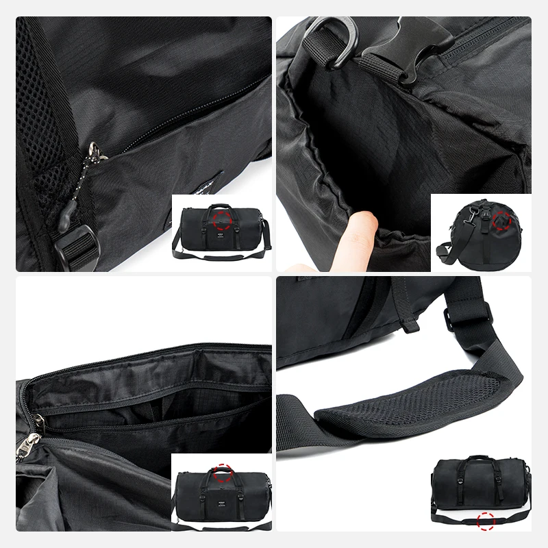 Winmax с разделителем для сухого и влажного Путешествия сумка большой емкости складной дорожный вещевой мешок фитнес сумка обувь мужская