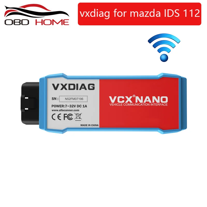 

2019 Original VXDIAG VCX NANO for Mazda 2 in 1 IDS V112 Auto Diagnostic Tool Scanner