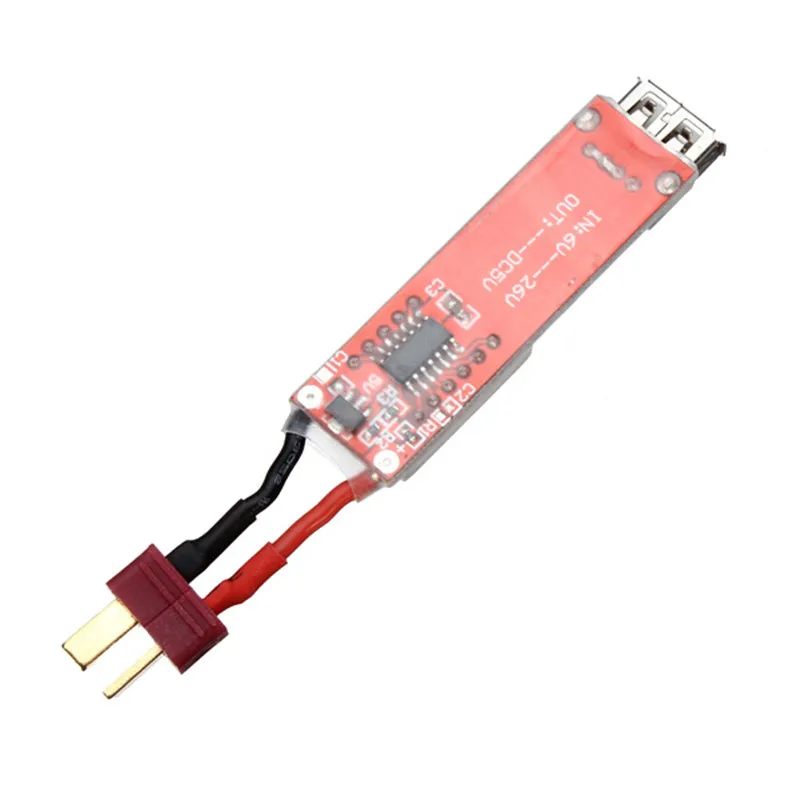 2 S-6 S Lipo-usb-преобразователь мощности адаптер w/цифровой дисплей 5 V 2A RC Запасные части для RC вертолет Дрон батарея запчасти