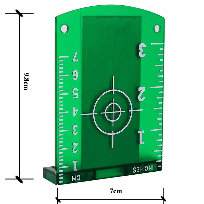 Без заусенцев Магнитная Лазерная цель панель с карточками для красного зеленого лазерного уровня