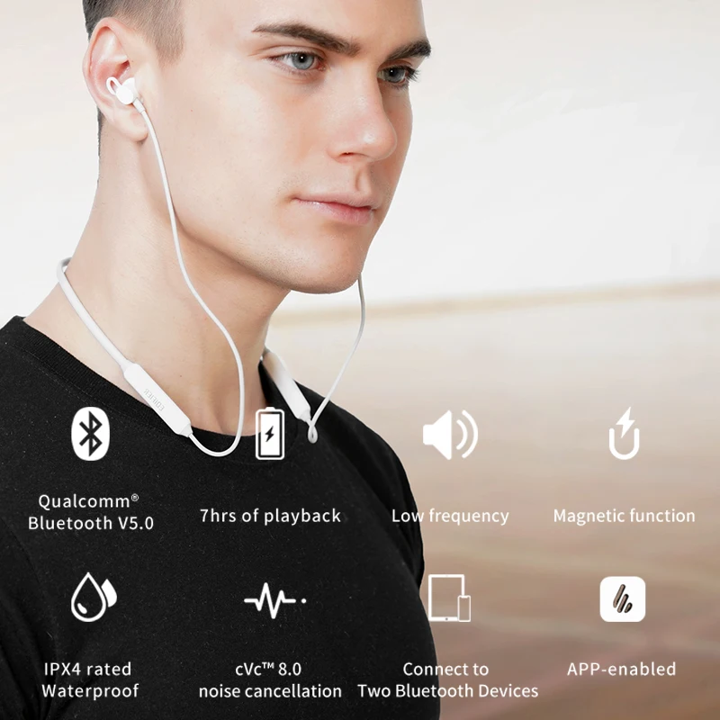 EDIFIER W200BT(SE) bluetooth наушники Bluetooth 5,0 IPX4 Номинальная Водонепроницаемость 7 часов воспроизведения Магнитная функция беспроводные наушники